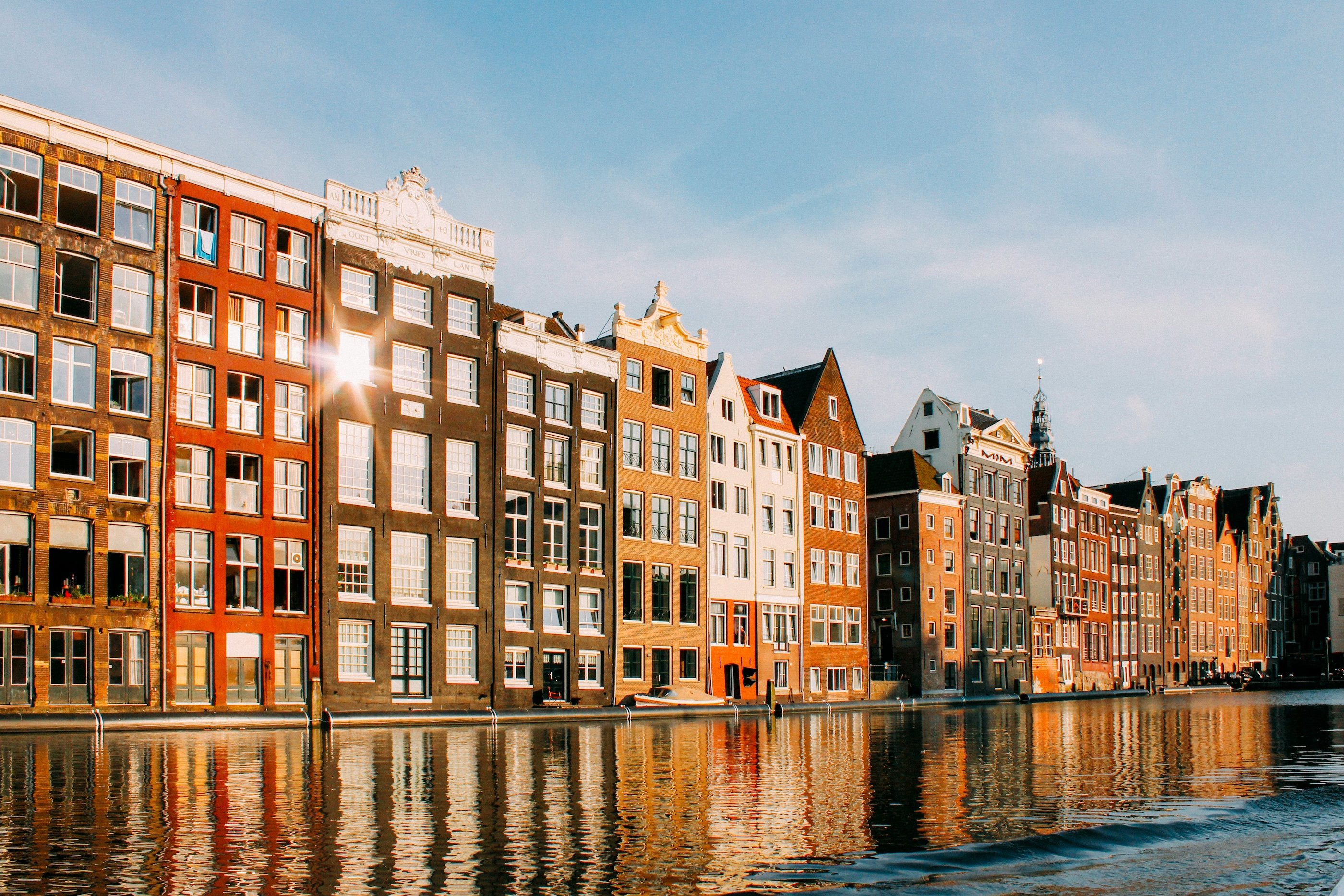 Amsterdam skyline